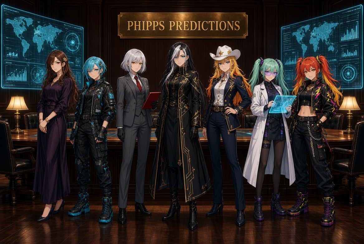 The AnimeStack house — seven seats in composite