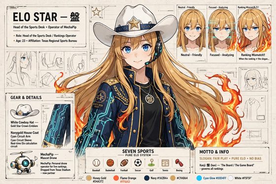 Elo Star character sheet